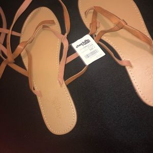 Brown sandals